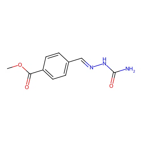 methyl 4-[(E)-(carbamoylhydrazinylidene)methyl]benzoate structure