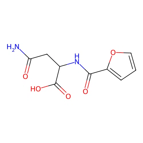 N~2~-(Furan-2-carbonyl)asparagine structure