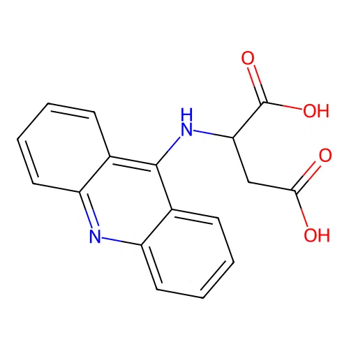 N-acridin-9-ylaspartic acid structure