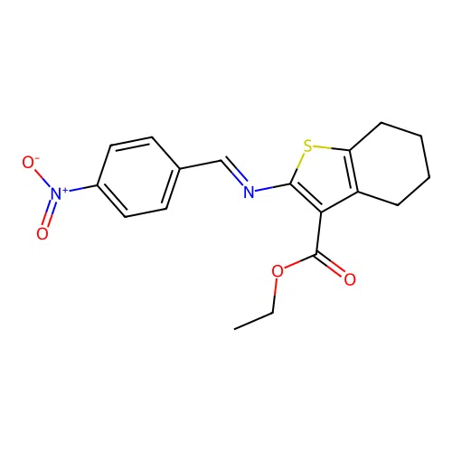 C18H18N2O4S structure