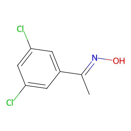 1-[3,5-Dichlorophenyl]ethanone oxime structure