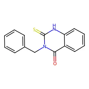 3-Benzyl-2-mercapto-3H-quinazolin-4-one structure
