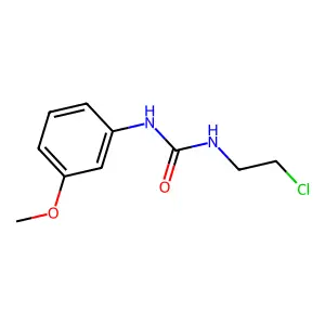 Urea, 1-(2-chloroethyl)-3-(m-anisyl)- structure