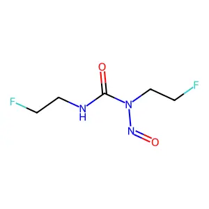Bis-(fluoroethyl)nitrosourea structure