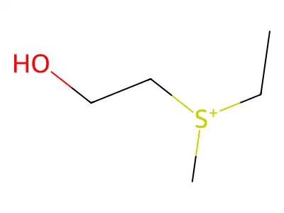 Sulfonium, ethyl(2-hydroxyethyl)methyl- structure