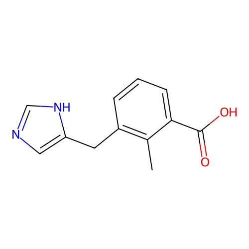 3-(1H-Imidazol-5-ylmethyl)-2-methylbenzoic acid structure