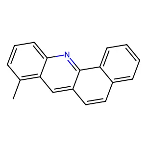8-Methylbenz(c)acridine structure