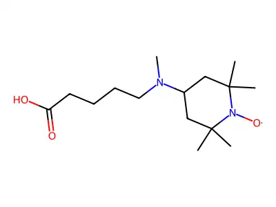 4-(N-carboxybutyl-N-methylamino)-TEMPO structure