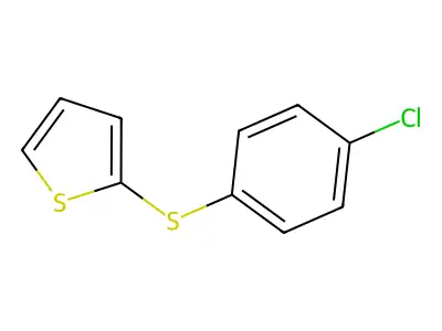 2-[(4-Chlorophenyl)thio]thiophene structure