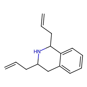 (1S,3S)-1,3-diallyl-1,2,3,4-tetrahydroisoquinoline structure