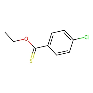 Benzoic acid, p-chlorothio-, O-ethyl ester structure