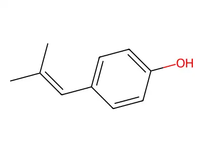 4-(2-Methylprop-1-enyl)phenol structure