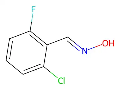2-Chloro-6-fluorobenzaldoxime structure