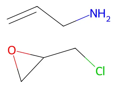 2-(Chloromethyl)oxirane; prop-2-en-1-amine structure