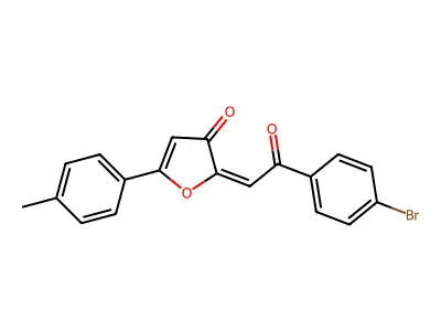 2-[2-(4-Bromophenyl)-2-oxoethylidene]-5-(4-methylphenyl)furan-3-one structure