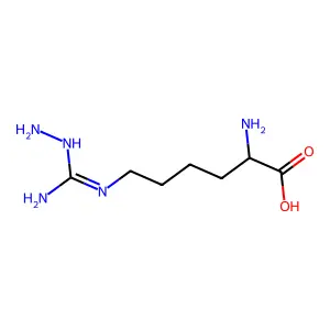 omega-N-Aminohomoarginine structure