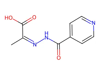 Isoniazid pyruvate, (Z)- structure