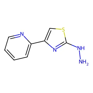 (4-Pyridin-2-yl-1,3-thiazol-2-yl)hydrazine structure