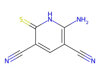 2-Amino-6-mercaptopyridine-3,5-dicarbonitrile structure