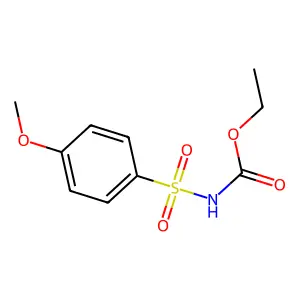 Ethyl (4-methoxybenzene-1-sulfonyl)carbamate structure