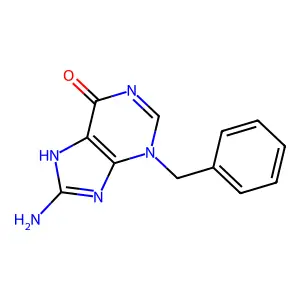 8-Amino-3-benzylhypoxanthine structure