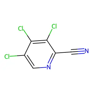 3,4,5-Trichloropyridine-2-carbonitrile structure