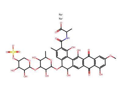Benanomicin A 4'''-sulfate structure