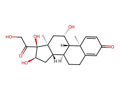 16alpha-Hydroxyprednisolone structure