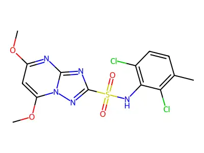Metosulam structure