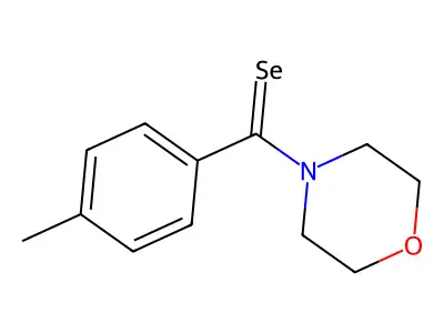 4-(4-Methylbenzoselenoyl)morpholine structure
