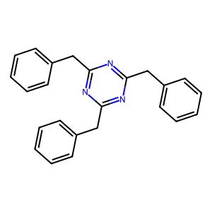 2,4,6-Tribenzyl-1,3,5-triazine structure