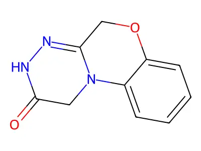 (1,2,4)Triazino(3,4-c)(1,4)benzoxazin-2(1H)-one, 3,5-dihydro- structure
