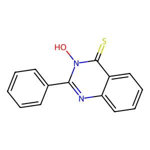 3-Hydroxy-2-phenyl-quinazoline-4-thione structure