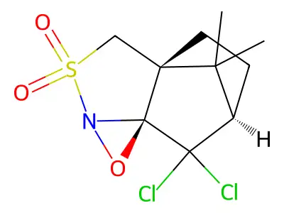 (+)-(8,8-Dichlorocamphorylsulfonyl)oxaziridine structure
