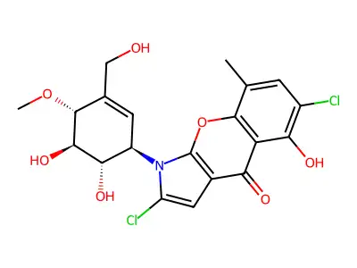 Pyralomicin 1a structure