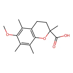 (S)-6-Methoxy-2,5,7,8-tetramethylchromane-2-carboxylic acid structure