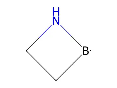 Azaboretidine structure