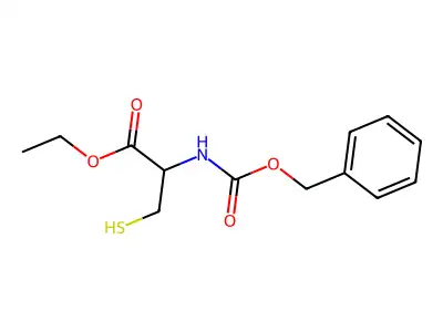Ethyl 2-{[(benzyloxy)carbonyl]amino}-3-sulfanylpropanoate structure