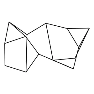 Dodecahydro-1,2,4:5,6,8-dimetheno-s-indacene structure