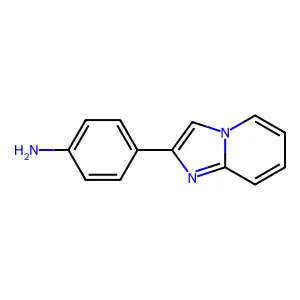 4-(Imidazo(1,2-a)pyridin-2-yl)aniline structure
