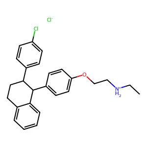 C26H28NO.ClH structure