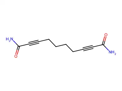 2,8-Decadiynediamide structure