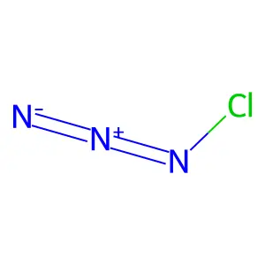 Chlorine azide (Cl(N3)) structure