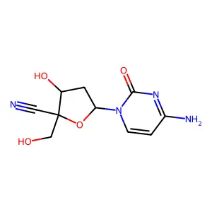 4'-Cyano-2'-deoxycytidine structure