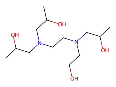 2-Propanol, 1,1'-[[2-[(2-hydroxyethyl)(2-hydroxypropyl)amino]ethyl]imino]bis- structure