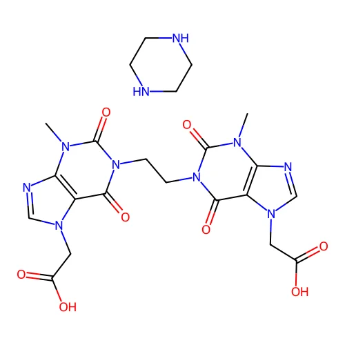 ACEFYLLINE PIPERAZINE structure