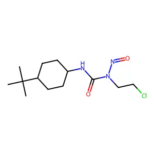 Urea, 3-(4-tert-butylcyclohexyl)-1-(2-chloroethyl)-1-nitroso-, trans- structure