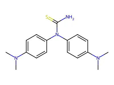 1,3-Bis(4-dimethylaminophenyl)thiourea structure