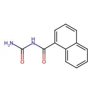 1-Naphthalenecarboxamide, N-(aminocarbonyl)- structure