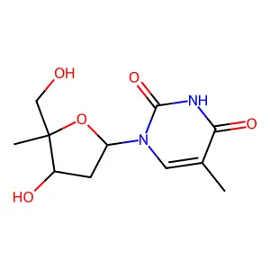 4'-Methylthymidine structure